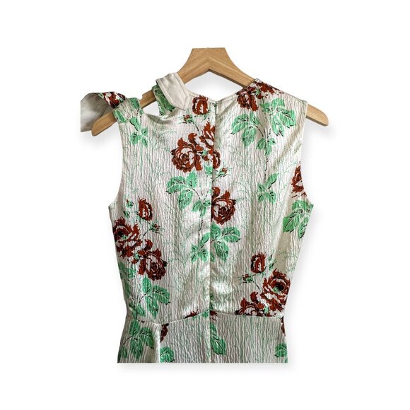 Victoria Beckham SS17 Rose Crepon D‑Ring Mini Dress UK8 US4, NWT - Picture 11 of 16